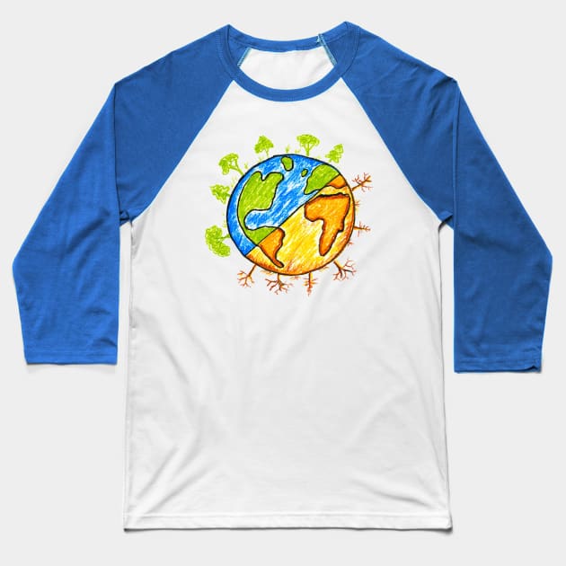 Save green planet Baseball T-Shirt by Mommy-Loves